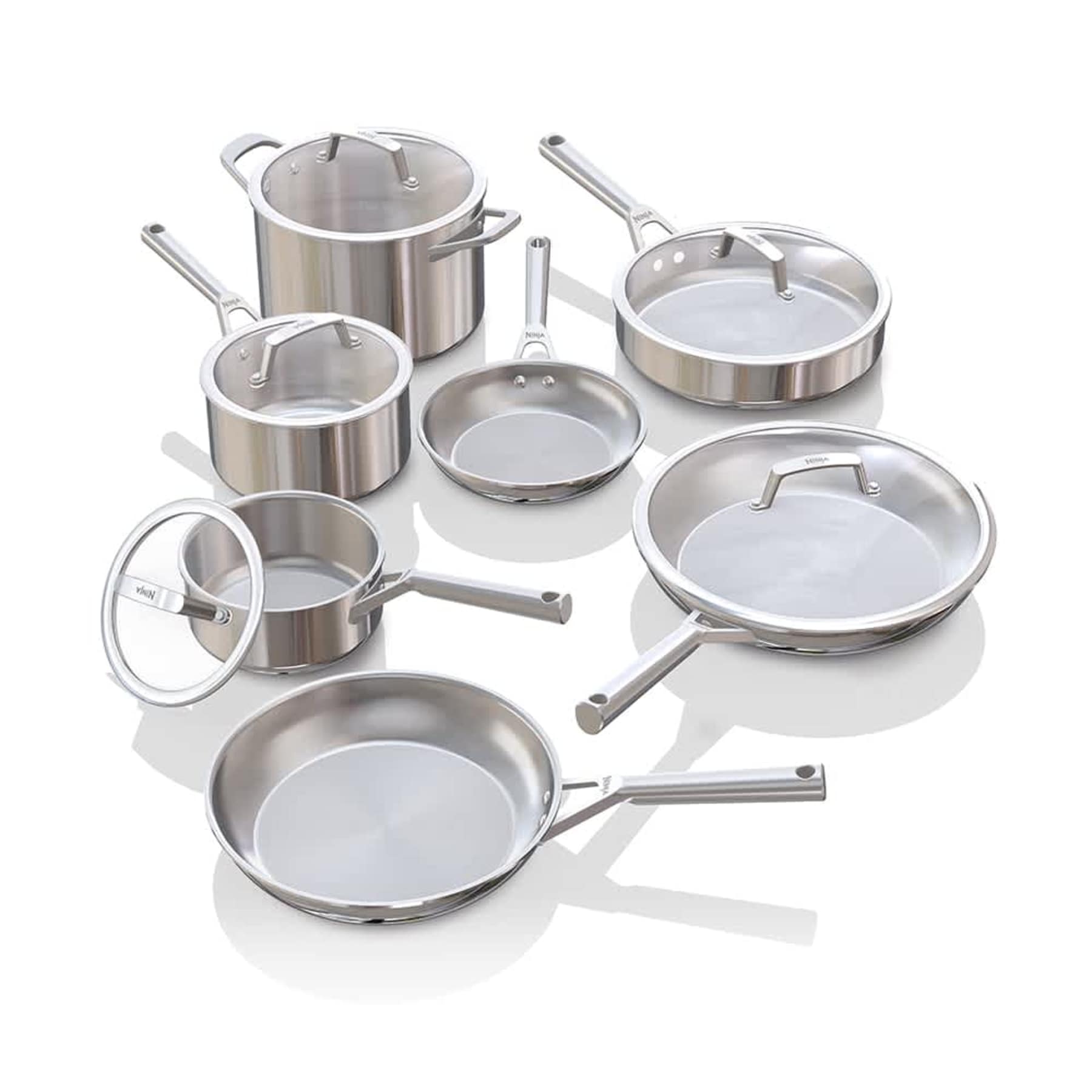 Ninja EverClad Cookware Pots & Pans Set - Thumbnail 4