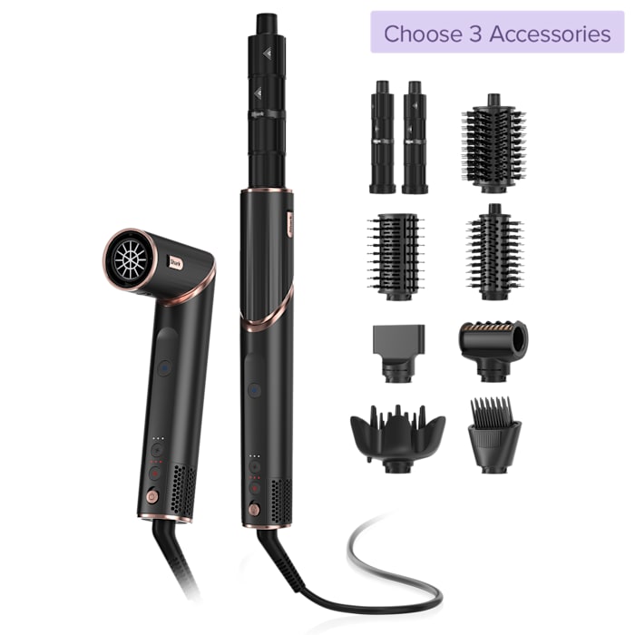 Build your own Shark FlexStyle® Air Styling & Drying System-Black Hair Stylers - Shark