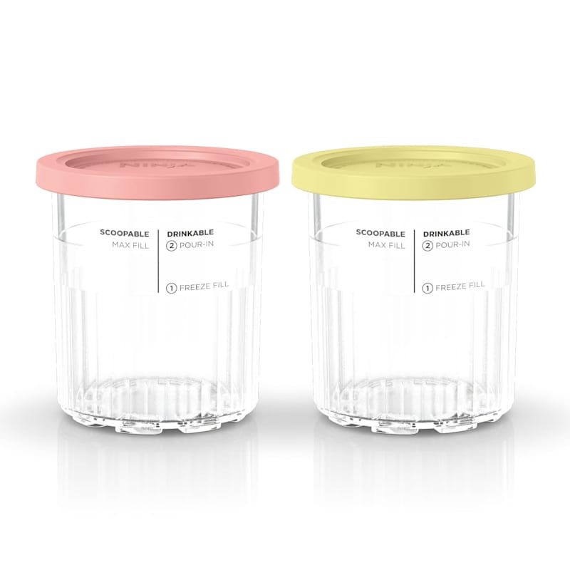 Ninja® CREAMi® XL tubs 2 Pack, Compatible with NC500 Series CREAMi® Ice Cream Makers
