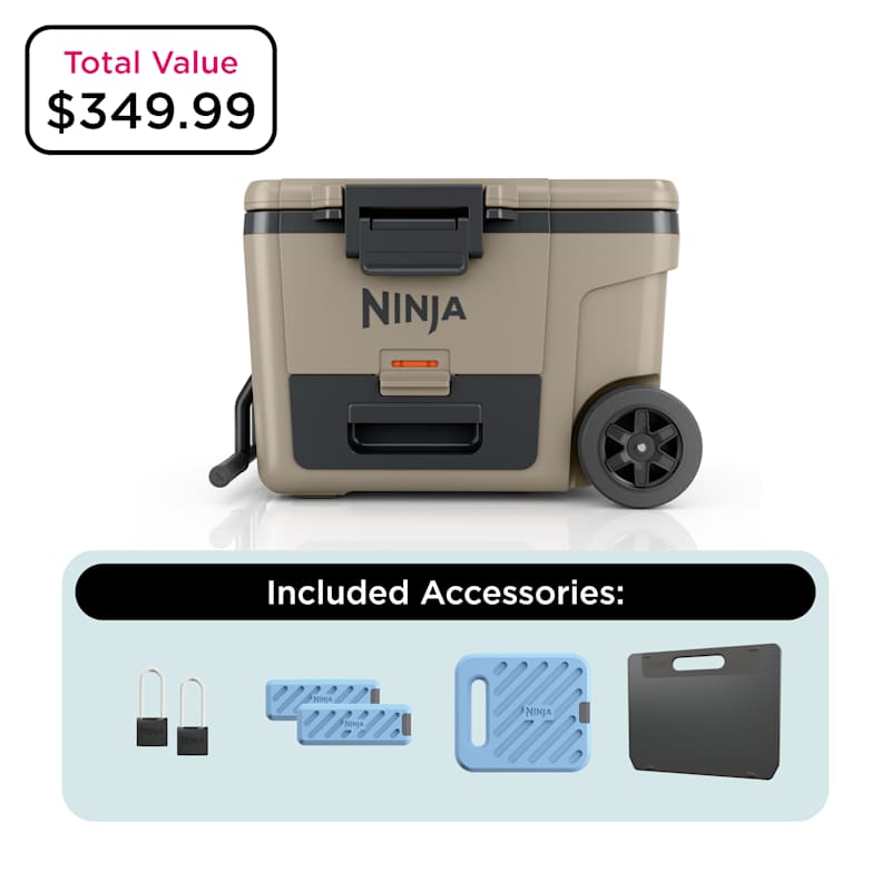 Ninja FrostVault™ 45qt Wheeled Cooler with Dry Zone (Birch Beige