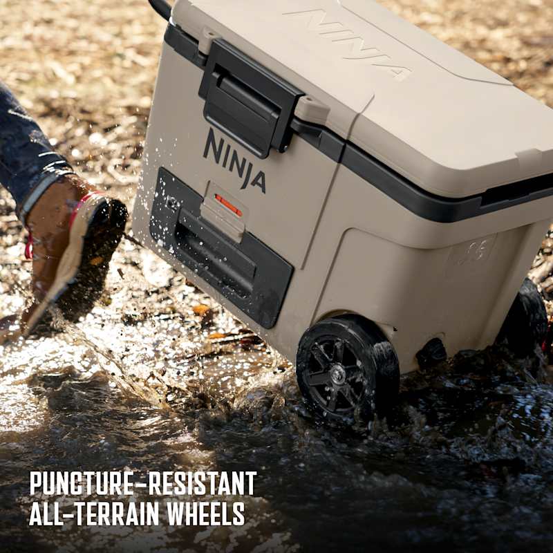 Ninja FrostVault™ 45qt Wheeled Cooler with Dry Zone (Birch Beige