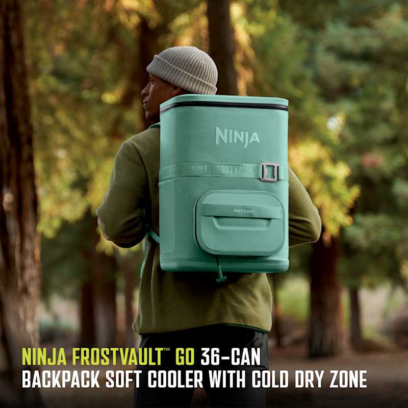 Ninja Outdoor FrostVault™ Go 36-Can Backpack Soft Cooler with