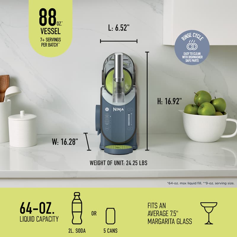 Ninja SLUSHi™ Professional Frozen Drink Maker, Icy Blackberry Lime
