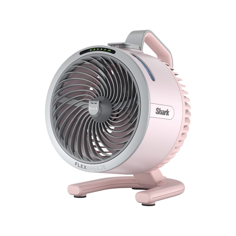Shark FlexBreeze HydroGo, Portable Wireless Fan, Ice | With Nebulizer, Silent, Durable, Wired and Wireless Mode, Compact, 5 Speed Settings, FA050EUBL