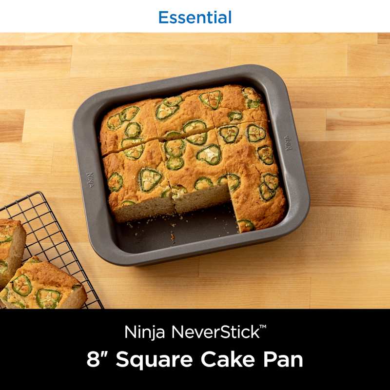 Ninja NeverStick™ Essential 8-Inch Square Cake Pan | SharkNinja