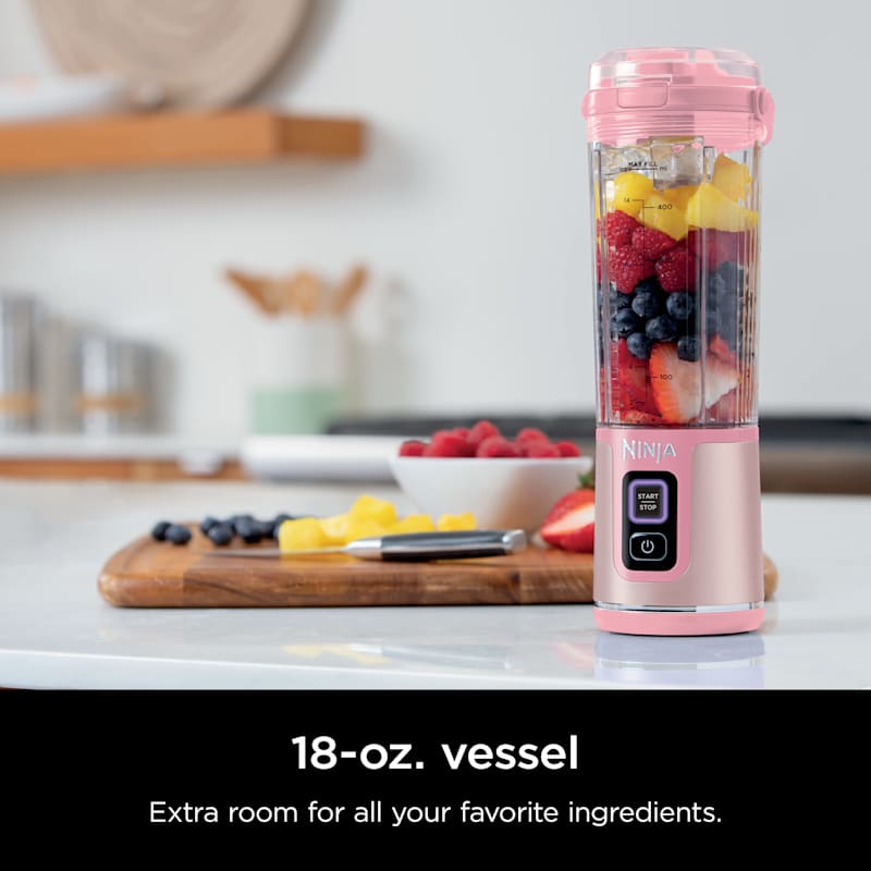 【新品未使用品】Ninja Blast Max ピンク 650ml Ninja Blast™ Portable Blender Tinted Pink | SharkNinja