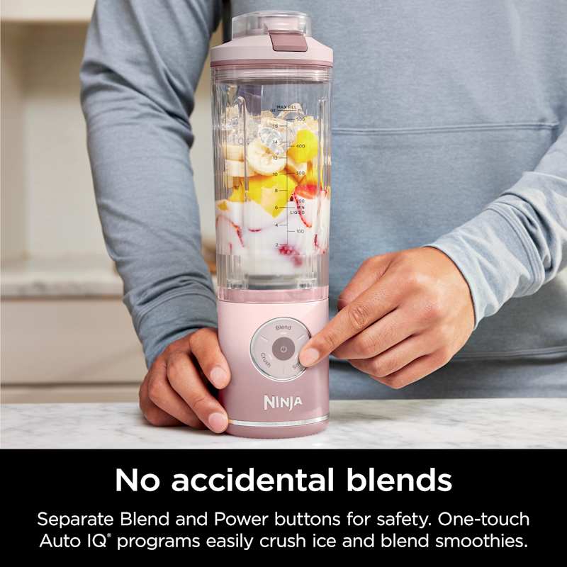 Ninja BLAST MAX 650ml ジューサー Ninja Blast™ Max Cordless Portable Blender Dusty Pink