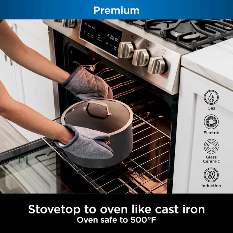 Ninja Neverstick™ Professional 8-Quart Stock Pot with Glass Lid