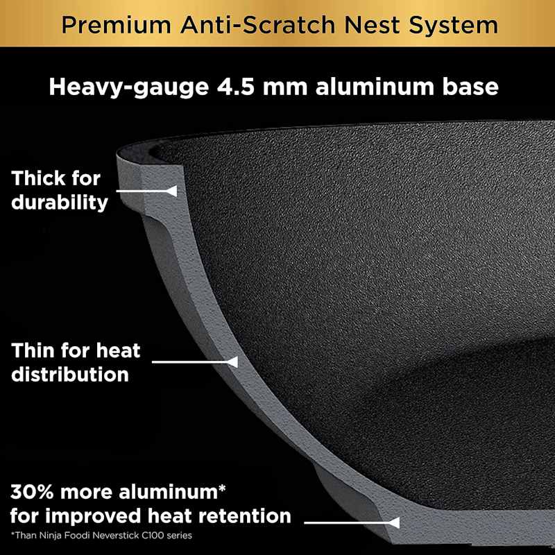 Ninja Neverstick™ Premium Nest System 10-Piece Cookware Set