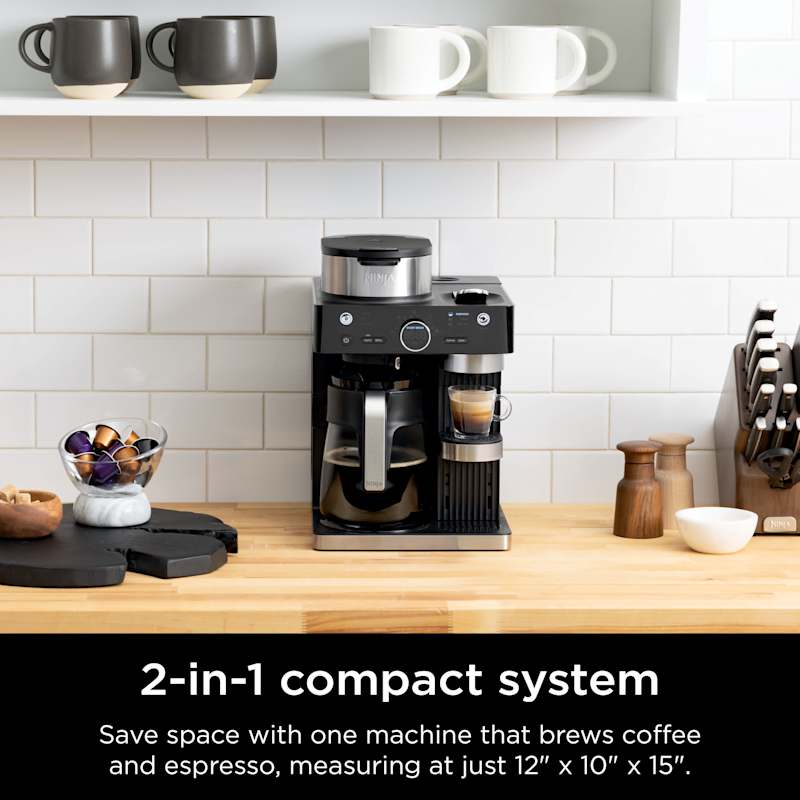 コーヒーメーカー・エスプレッソマシン NESPRESSO coffee maker & milk server Ninja® Espresso & Coffee Barista System | SharkNinja CA