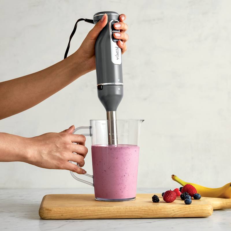 Ninja® Power Duo Immersion Blender with Whisk (Dark Gray