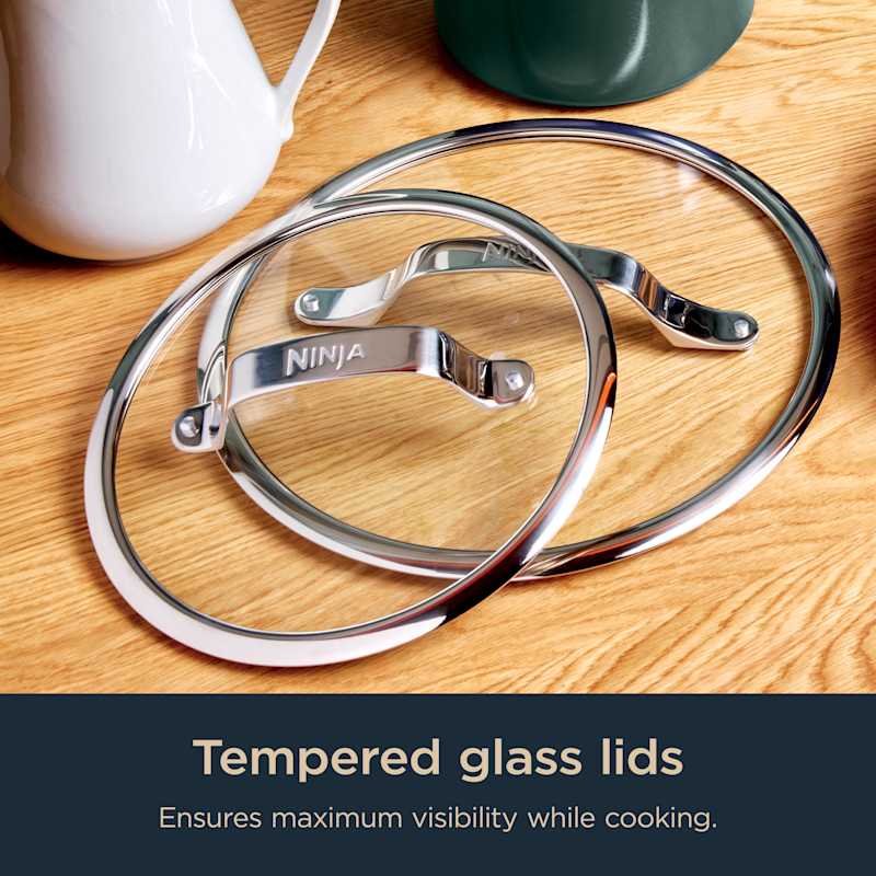 Ninja® Ceramic Pro 10-Piece Cookware Set British Racing Green