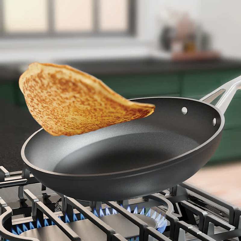 Marmite En Aluminium Anodisé Dur Antiadhésif 10,5 QT Avec Couvercle En Verre (Neuf)