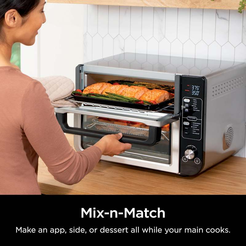 Ninja® DCT401C 12-in-1 Double Oven with FlexDoor™ | SharkNinja CA