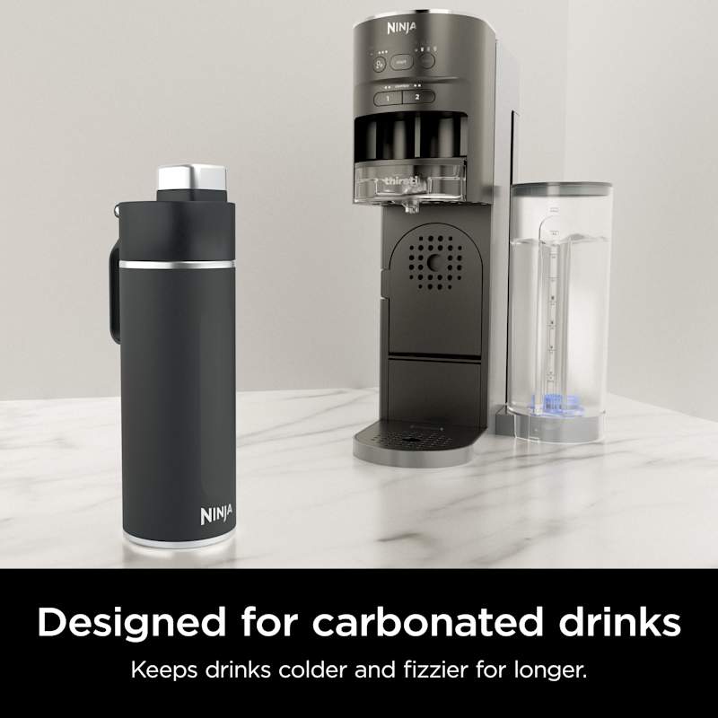 Ninja Thirsti™ 709mL. Travel Bottle, Black | SharkNinja CA