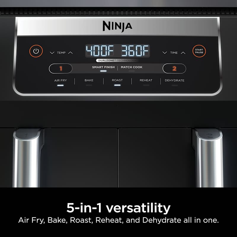 Ninja™ Foodi® DZ090C 5-in-1, 6-qt. 2-Basket Air Fryer with DualZone™ Technology