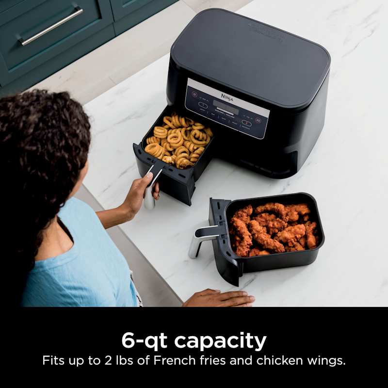 Ninja™ Foodi® DZ090C 5-in-1, 6-qt. 2-Basket Air Fryer with DualZone™ Technology