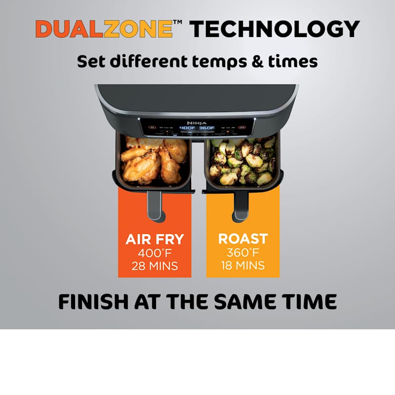Ninja® Foodi® 6-in-1 8-qt. 2-Basket Air Fryer with DualZone