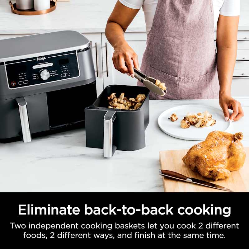 Ninja® Foodi® 6-in-1 10-qt. XL 2-Basket Air Fryer with DualZone™ Technology