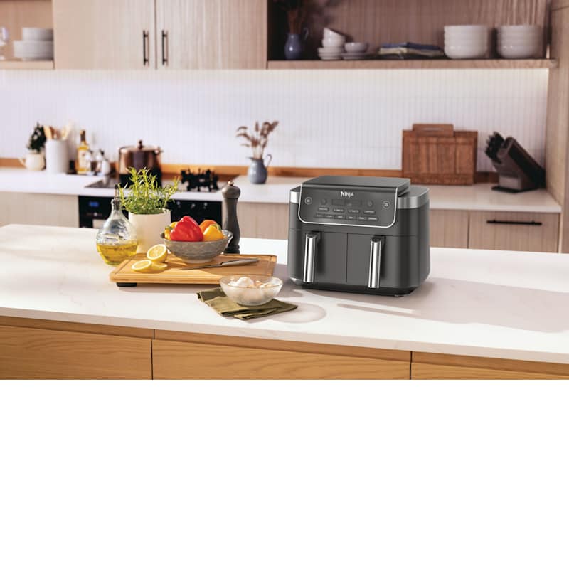 Ninja® DualZone™ 8-QT 6-in-1 2-Basket Air Fryer, Grey | SharkNinja CA