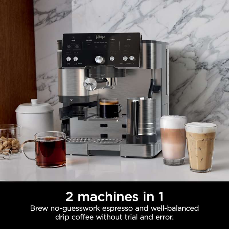 m*cafe　2点セット Ninja Luxe™ Café 2-in-1 Espresso Machine & Ninja Sip Perfect™ 16oz