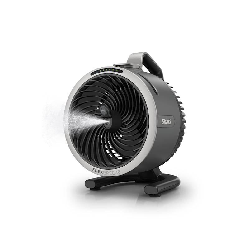 Shark FlexBreeze HydroGo FA052JGY グレー Shark™ FlexBreeze™ HydroGo™ Misting Portable Fan & Car Charger