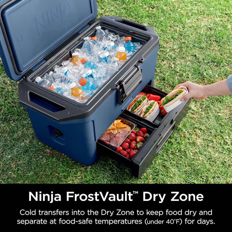 Ninja FrostVault™ 50qt Hard Cooler with Cold Dry Zone, Lakeshore
