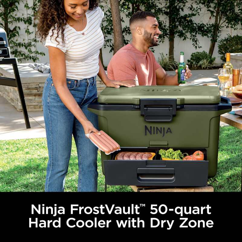  ピーターラビット グリーンジャスパーボックス Ninja FrostVault™ 50qt Hard Cooler with Cold Dry Zone, Spruce
