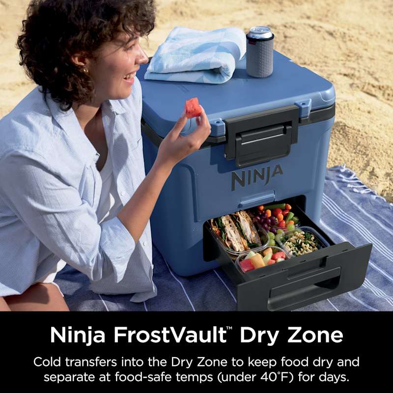 Ninja FrostVault™ 30qt Wheeled Cooler with Cold Dry Zone