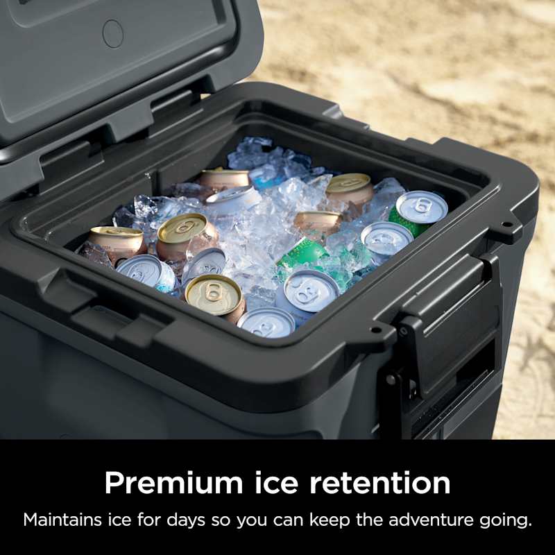 Ninja FrostVault™ 30qt Wheeled Cooler with Dry Zone (Charcoal Gray