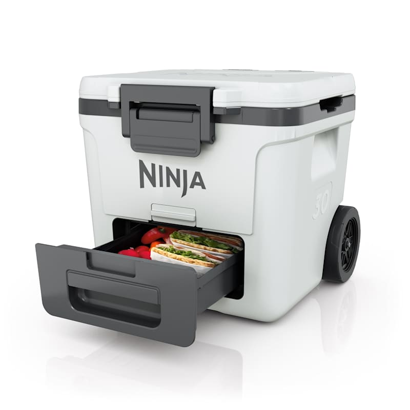 Ninja FrostVault™ 30qt Wheeled Cooler with Dry Zone (Cloud White