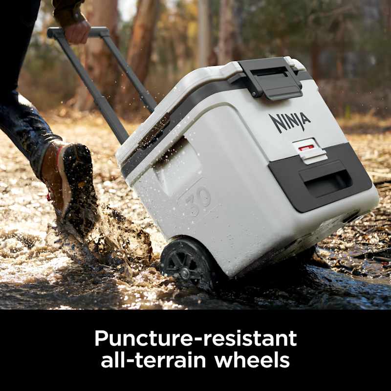 Ninja FrostVault™ 30qt Wheeled Cooler with Dry Zone (Cloud White)