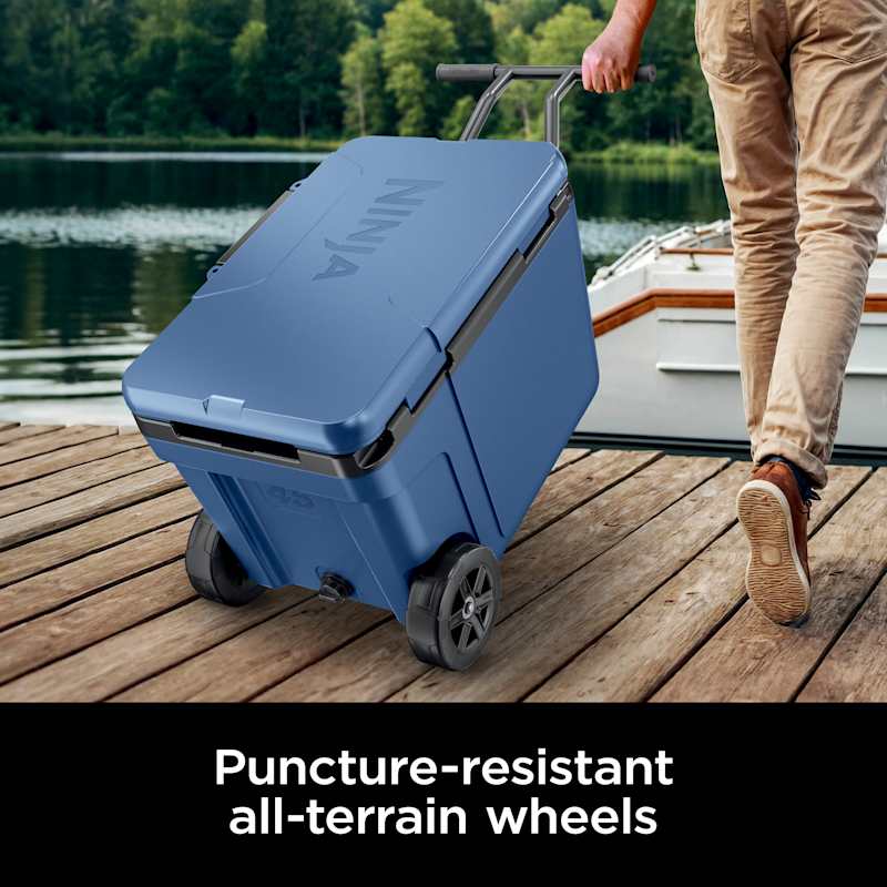 Ninja FrostVault™ 45qt Wheeled Cooler with Dry Zone, Lakeshore