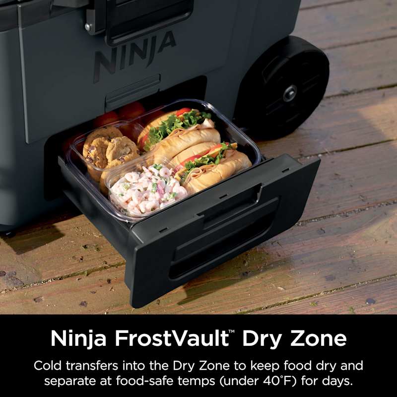 Ninja FrostVault™ 45qt Cooler with Wheels in Charcoal Gray
