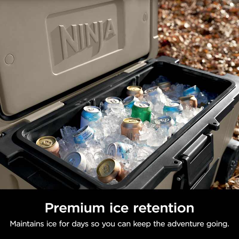 Ninja FrostVault™ 65qt Wheeled Cooler with Dry Zone (Birch Beige