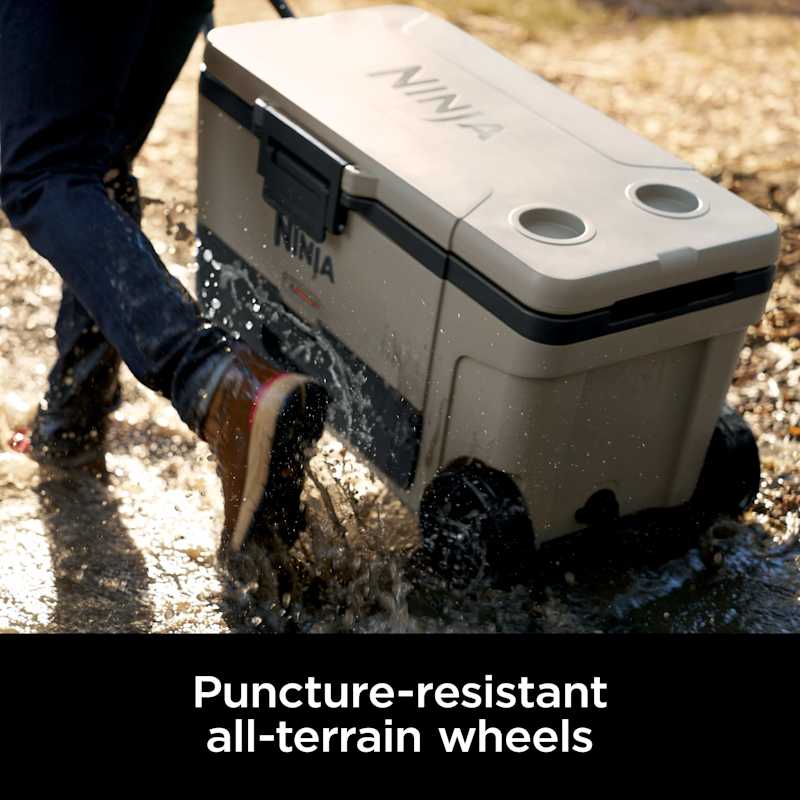 Ninja FrostVault™ 65qt Wheeled Cooler with Dry Zone (Birch Beige