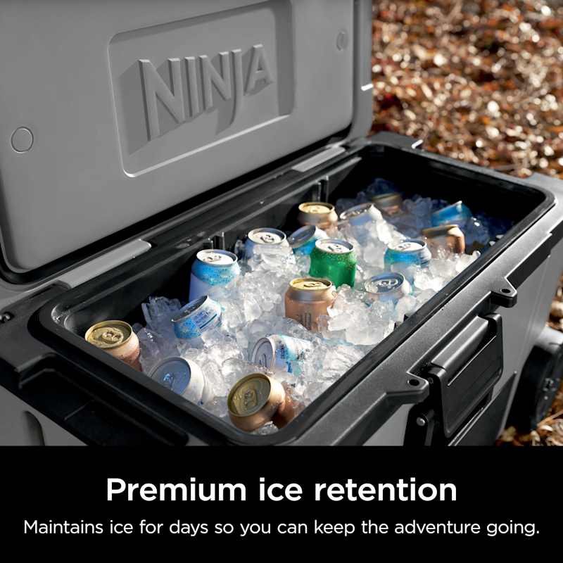 Ninja FrostVault™ 65qt Wheeled Cooler with Dry Zone (Slate Gray