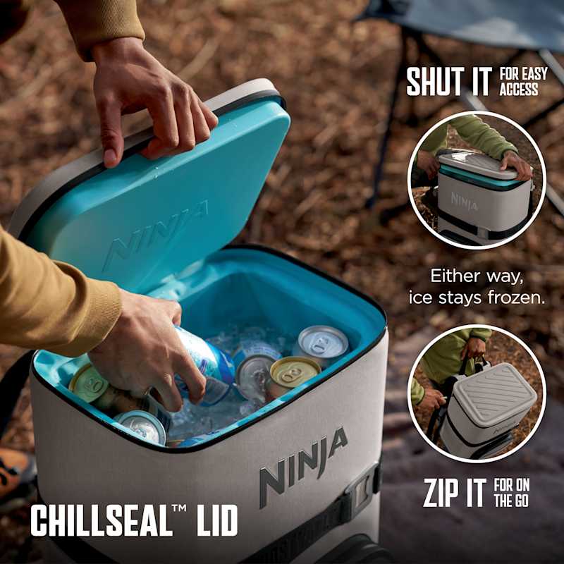 Ninja FrostVault™ 36 Can Backpack Cooler in Birch Beige | SharkNinja