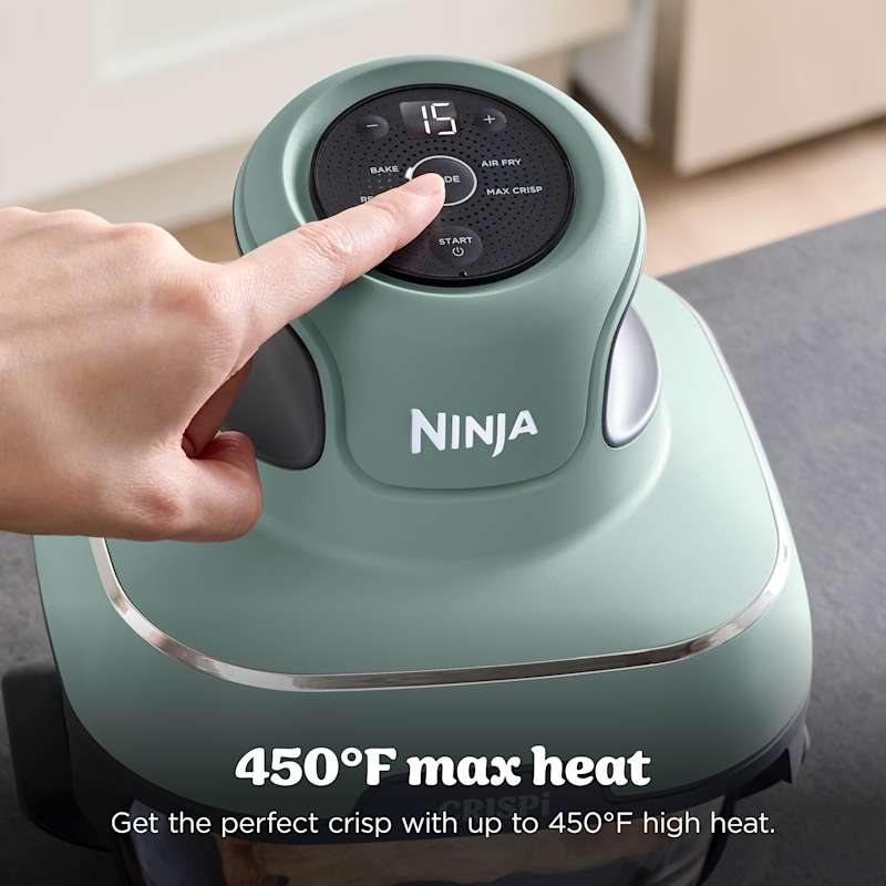 Ninja Crispi™ 4-in-1 Portable Glass Air Fryer Cooking System, Sage