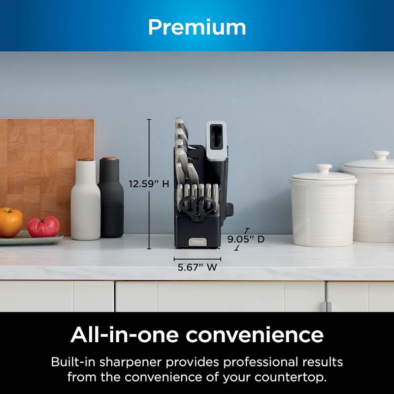 Ninja NeverDull™ Premium 14-Piece Stainless Knife System Knife