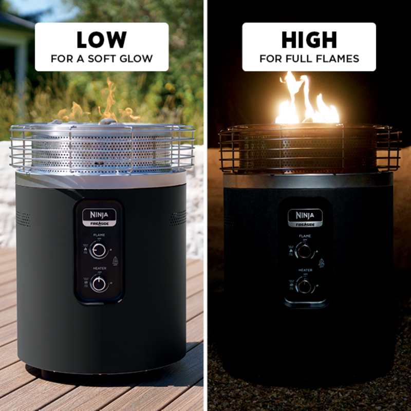 Golden Flame Portable Natural Gas Patio Heater Ninja Fireside360