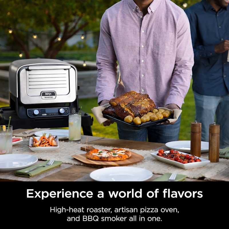 Ninja Woodfire™ 8-in-1 Outdoor Oven | SharkNinja CA