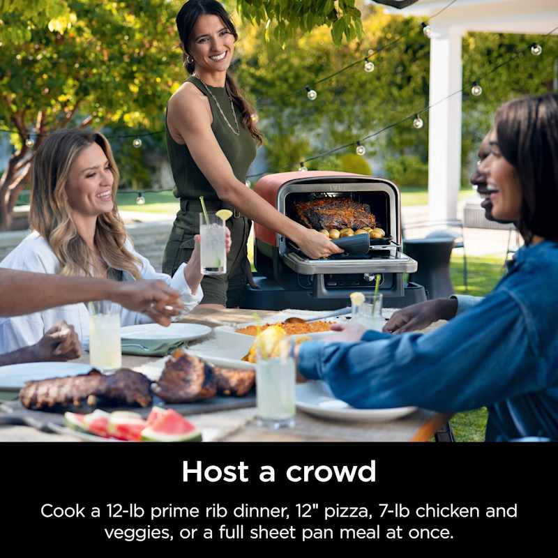 Ninja Woodfire™ 8-in-1 Outdoor Oven with Wireless Thermometer