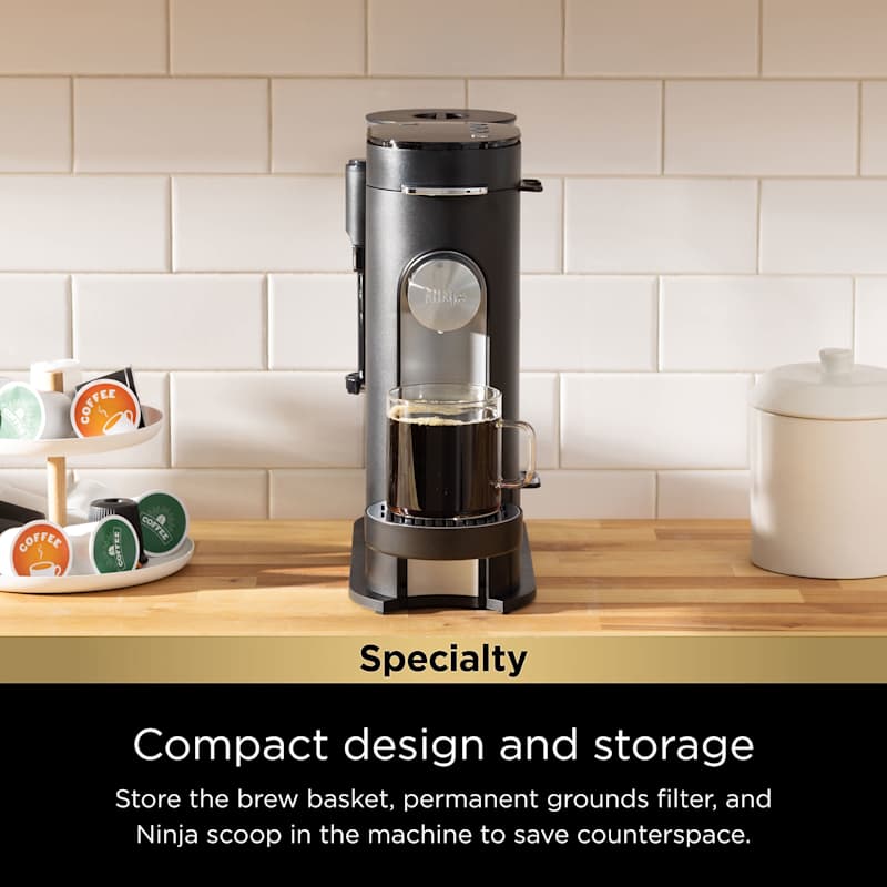 Ninja® Single-Serve Pods & Grounds Specialty Coffee Maker Black