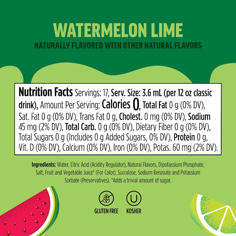 ウォーターメロン Watermelon Lime Flavored Water Drops - Ninja