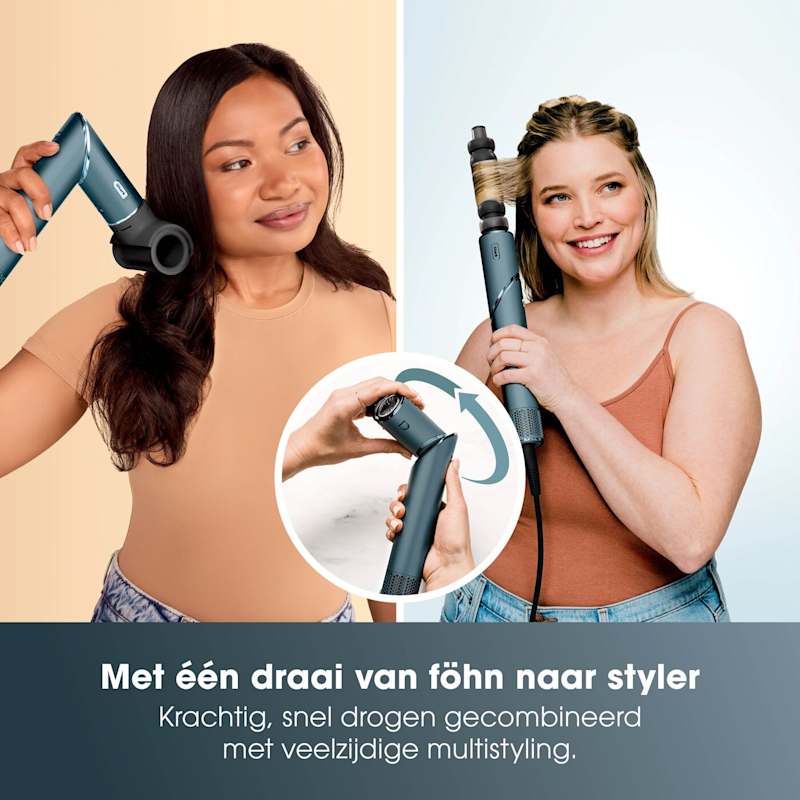 Shark FlexStyle 5-in-1 Fohn en Multistyler - met etui - Teal