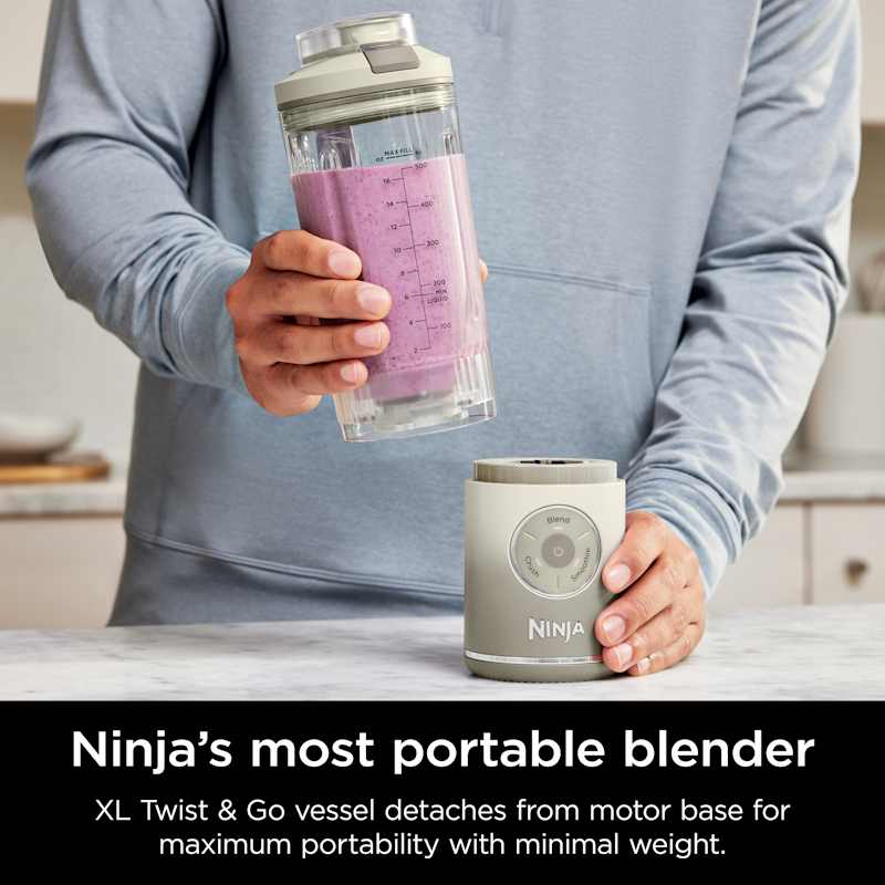 Ninja Blast™ Max Cordless Portable Blender Cream | SharkNinja