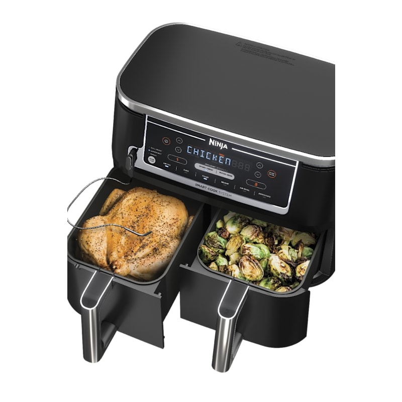 Ninja® Foodi® 6-in-1 Smart 10-qt. 2-Basket Air Fryer Air Fryers