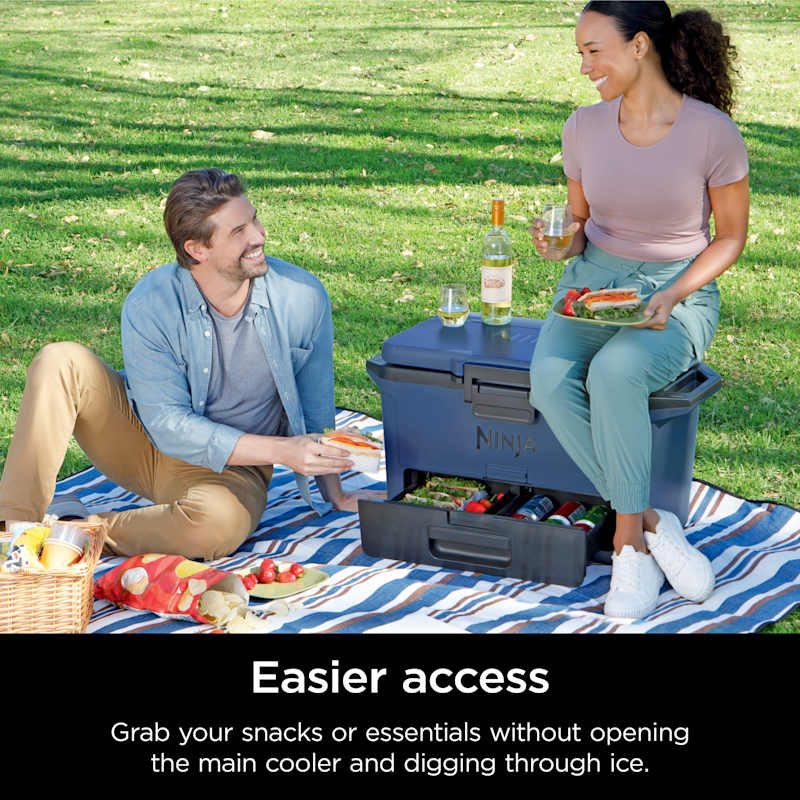 Ninja FrostVault™ 50qt Hard Cooler with Cold Dry Zone, Lakeshore