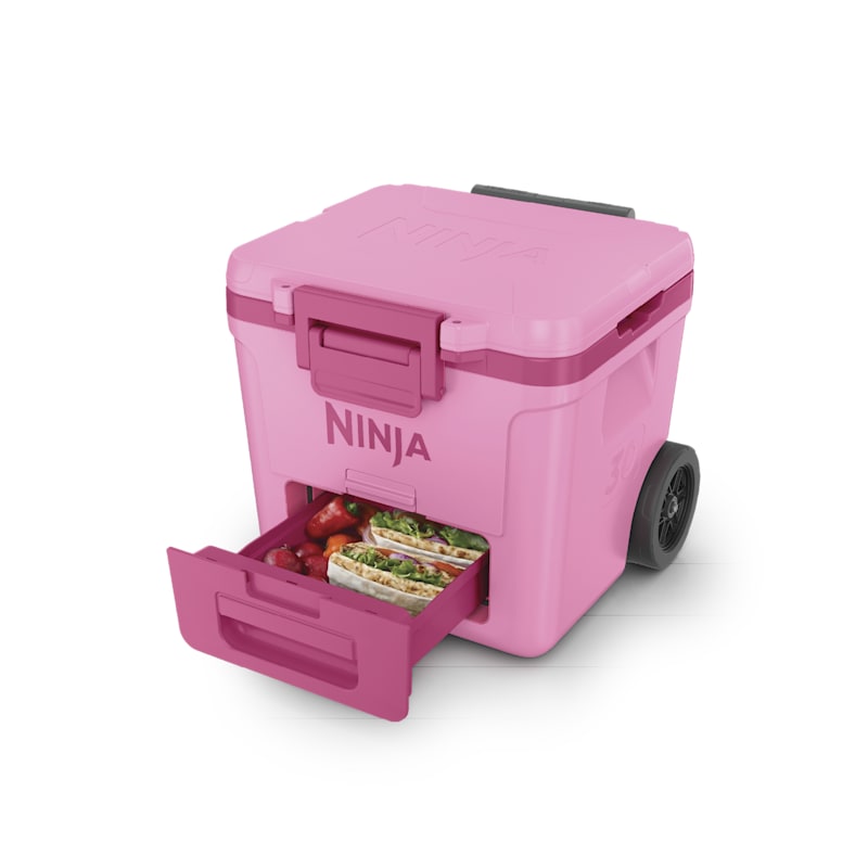 Ninja FrostVault™ 30qt Wheeled Cooler with Dry Zone in Pink